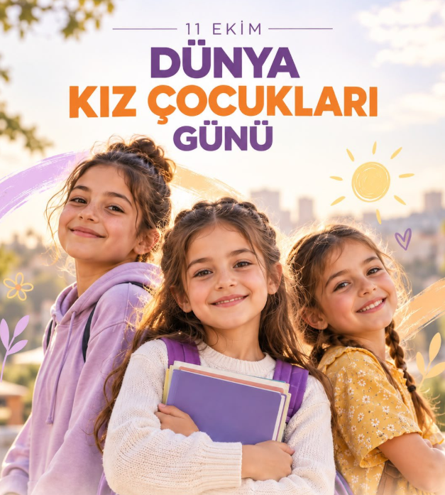 11 Ekim Dünya Kız Çocuklar Günü mesajları...  Instagram  -  X  için Kız Çocuklar Günü mesajları.