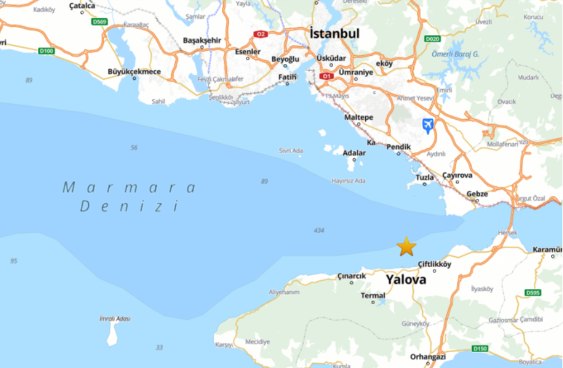 Kaynak: AFAD deprem detay haritası