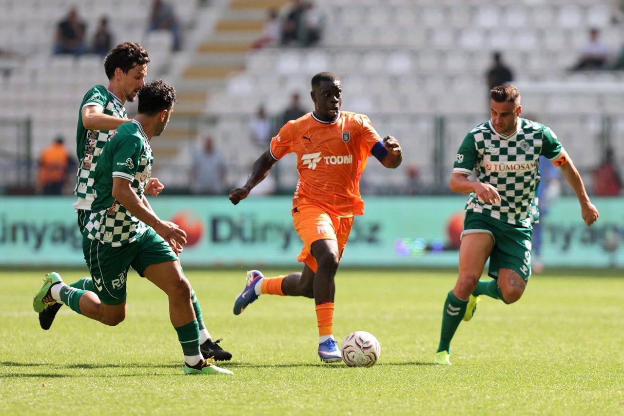 Konyaspor-Başakşehir maçında gol sesi çıkmadı