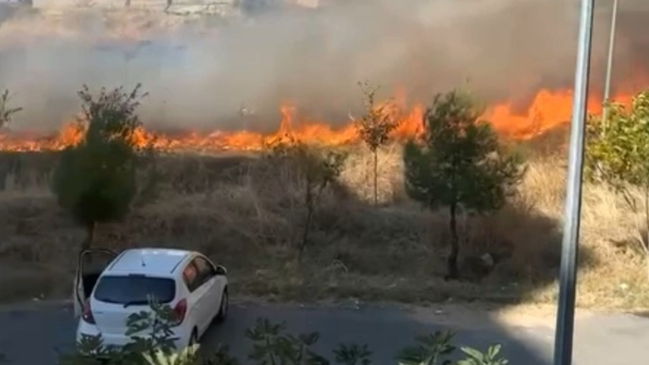 Edirne'de yangın paniği! Etrafı saran alevlere böyle müdahale ettiler