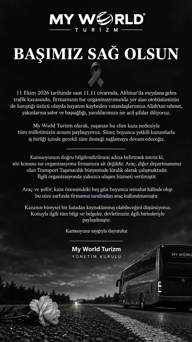 Tur firmasının açıklaması