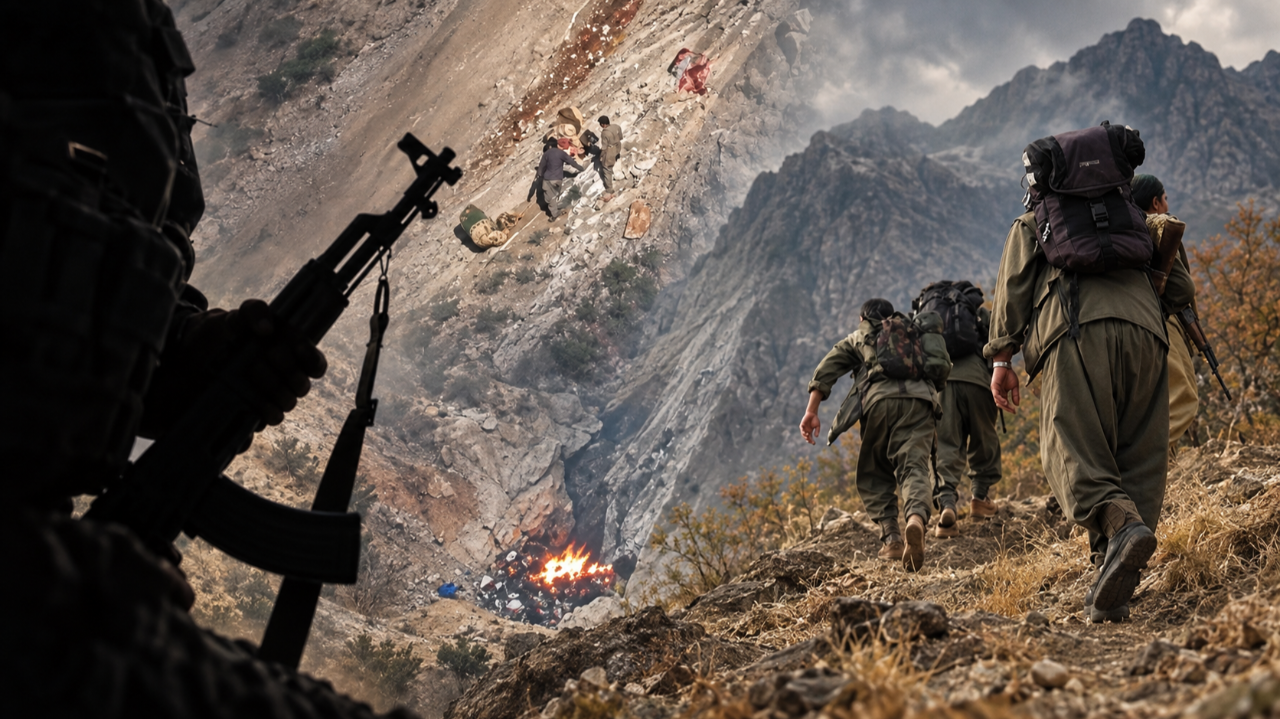 PKK, Metina'da 4 kampı boşalttı görseli