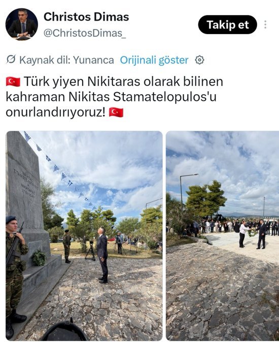 Yunan bakandan skandal paylaşım!  Türk yiyen  diyerek övdü