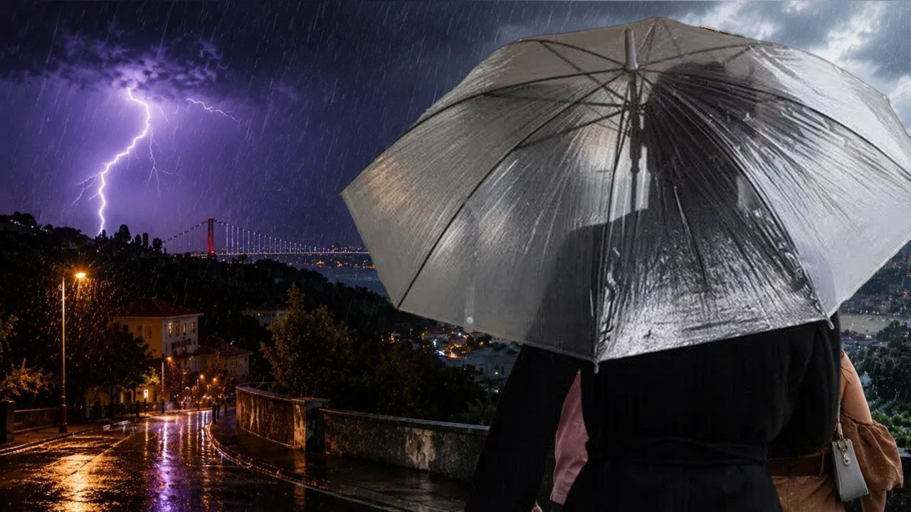 İstanbul yağmura teslim olacak! Valilik 'çok kuvvetli yağış' diyerek uyardı