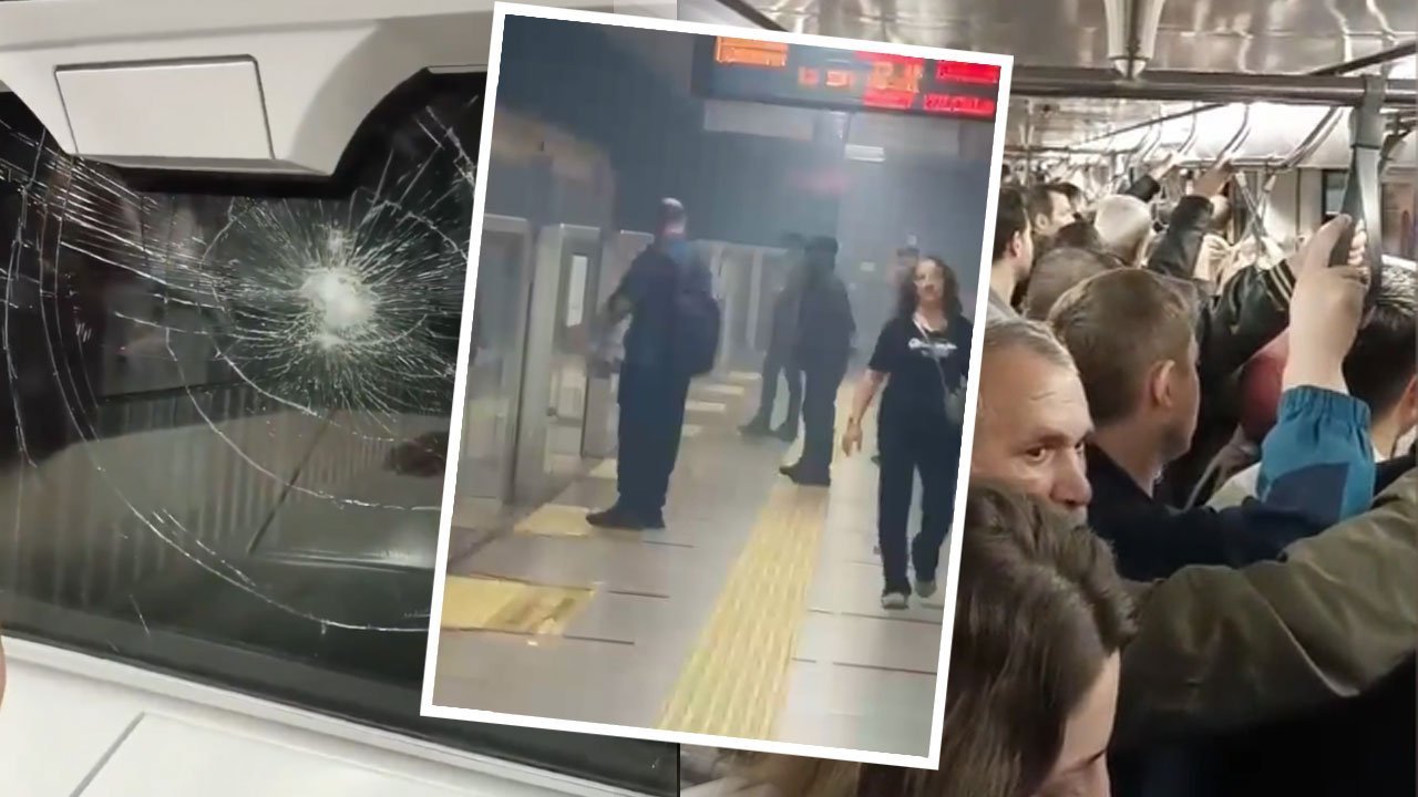 İstanbul'da metro hattındaki kablolar patladı!