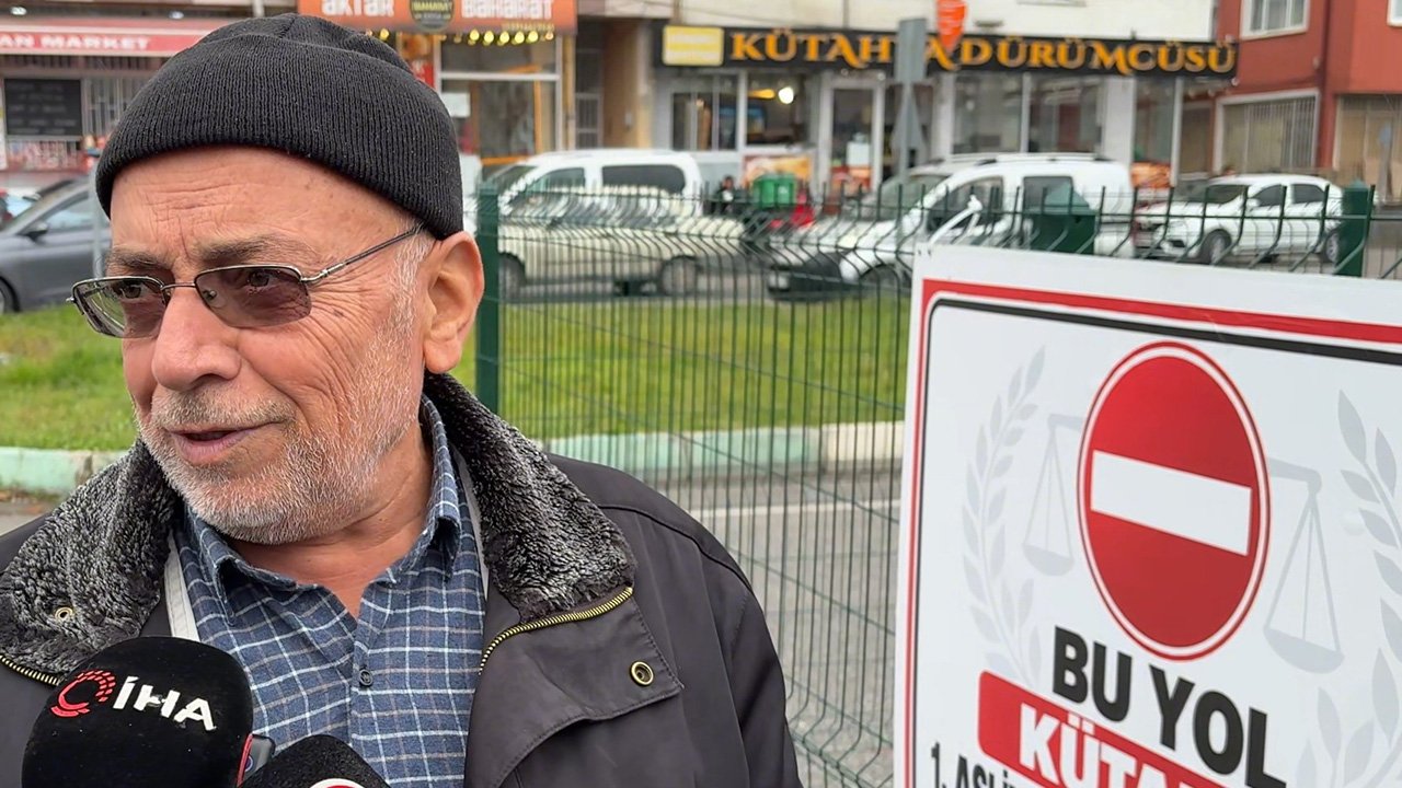 Bir şehrin yol bilmecesi! Herkes kullanıyordu, tel örgüyle kapatıldı