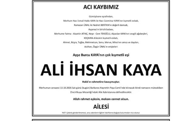 Cemiyet hayatını sarsan kayıp! Ali İhsan Kaya’nın ölüm nedeni ortaya çıktı