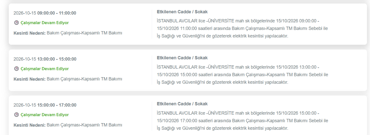 İstanbul elektrik kesintisi 14-15 Ekim! BEDAŞ kesinti programı ve elektriklerin geleceği saat
