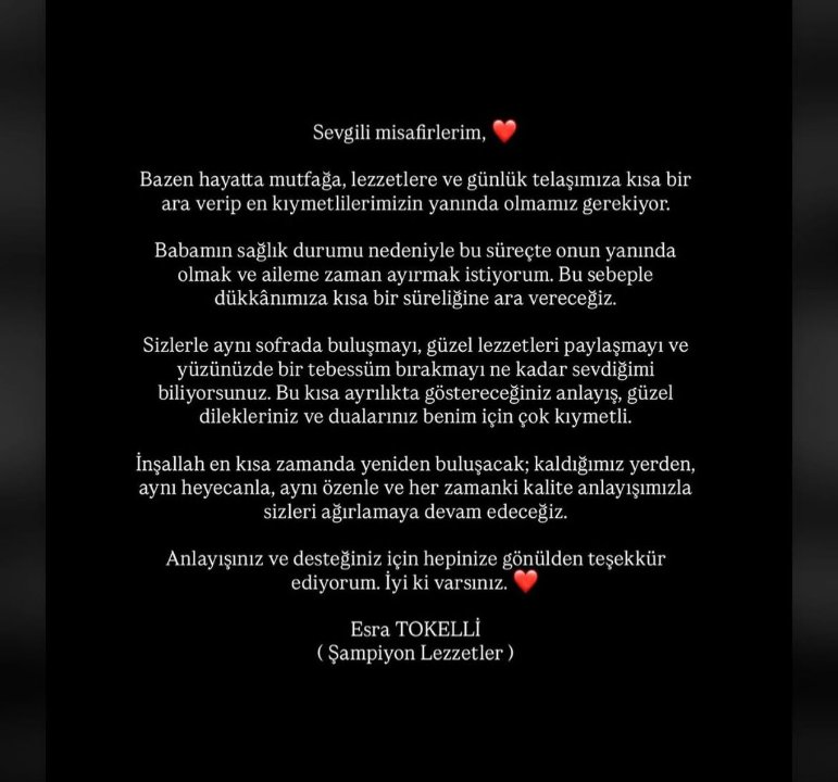 MasterChef şampiyonu Esra Tokelli restoranını kapatıyor! Kararının nedeni belli oldu