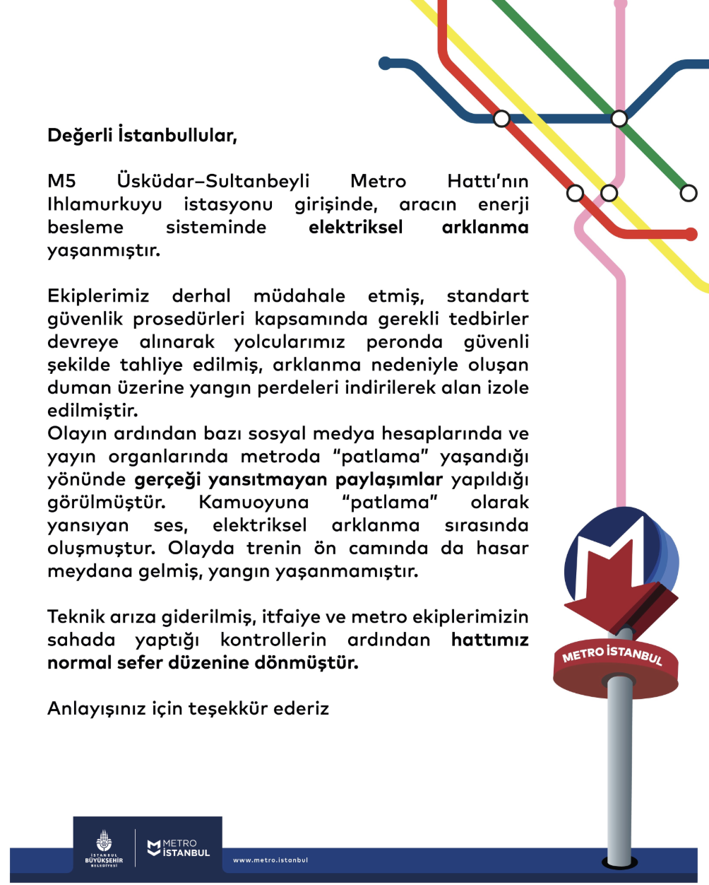 Metrolar kapalı mı, çalışıyor mu? 14 Ekim Metro İstanbul duyuruları takip ediliyor