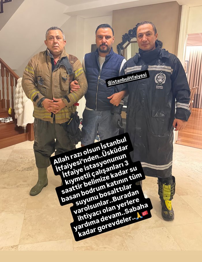 İstanbul’daki sağanak Alişan’ın villasını da vurdu: “Belimize kadar su bastı”
