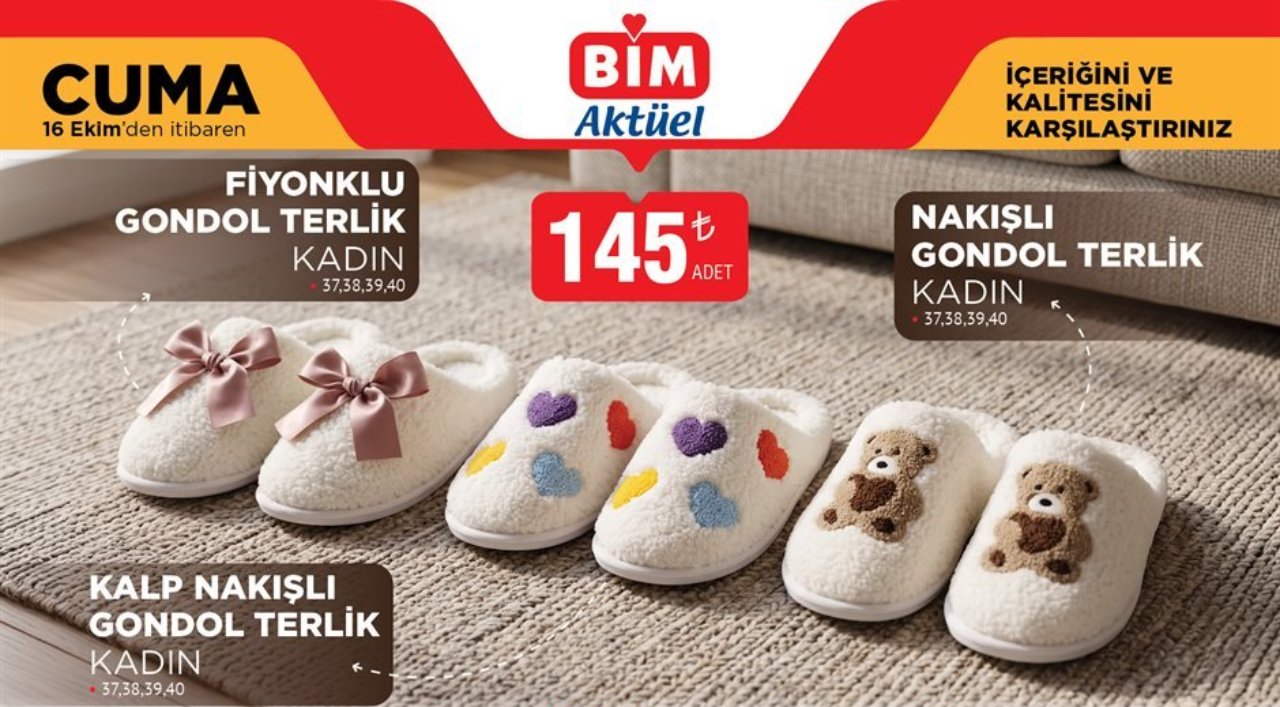 16 Ekim BİM aktüel ürünler kataloğu satışta! BİMde bu Cuma neler var?