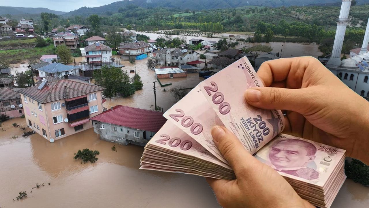 Selden etkilenen 3 ile destek! 40 milyon lira aktarıldı