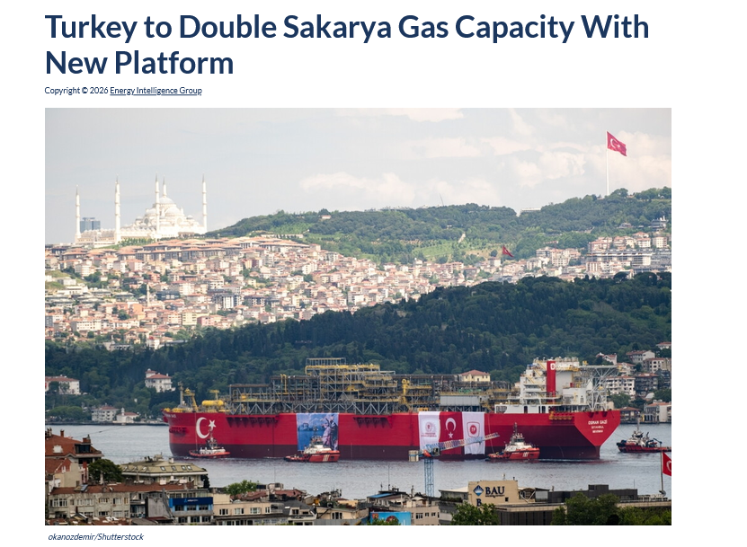 ABD basını Türkiyenin ilk yüzer üretim platformunu inceledi!  8 milyon haneyi ilgilendiriyor
