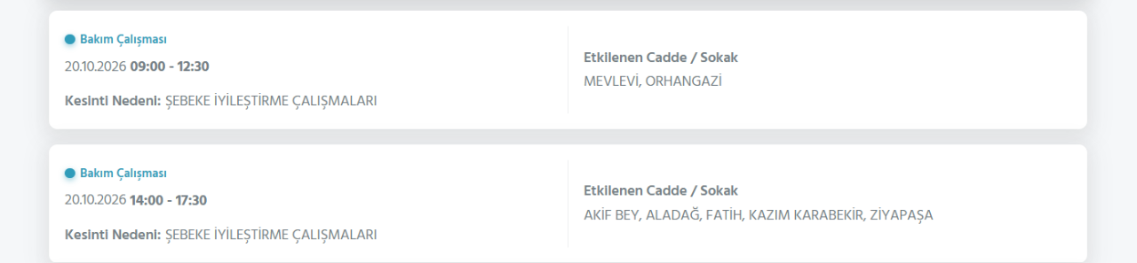Ankara elektrik kesintisi 18-19-20 Ekim! Ankara'da elektrikler ne zaman gelecek?