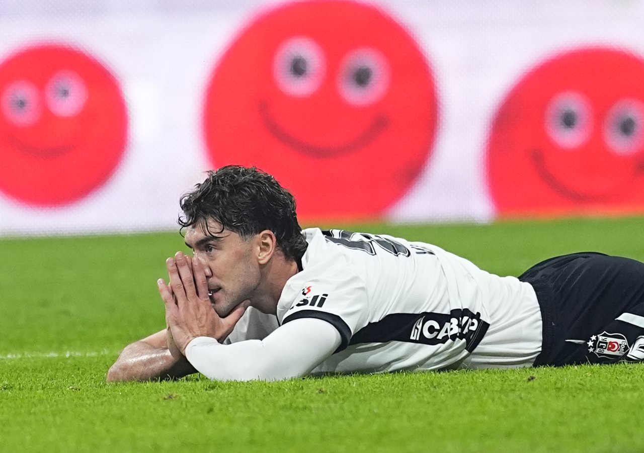 Dusan Vlahovic, Beşiktaş'ta 8 karşılaşmada 6 gol kaydetti.
