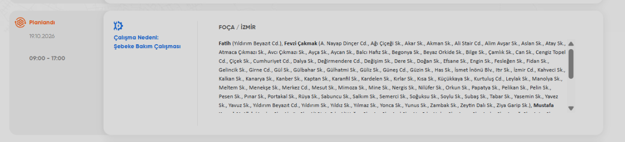 İzmir elektrik kesintisi 18-19 Ekim! GEDİZ elektrik kesintisi yaşanan ilçeler