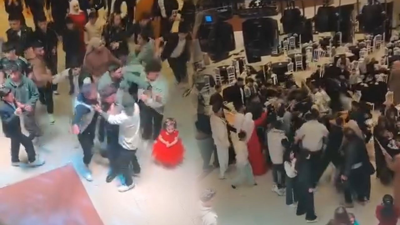 Takı kavgası düğün salonunu savaş alanına çevirdi!
