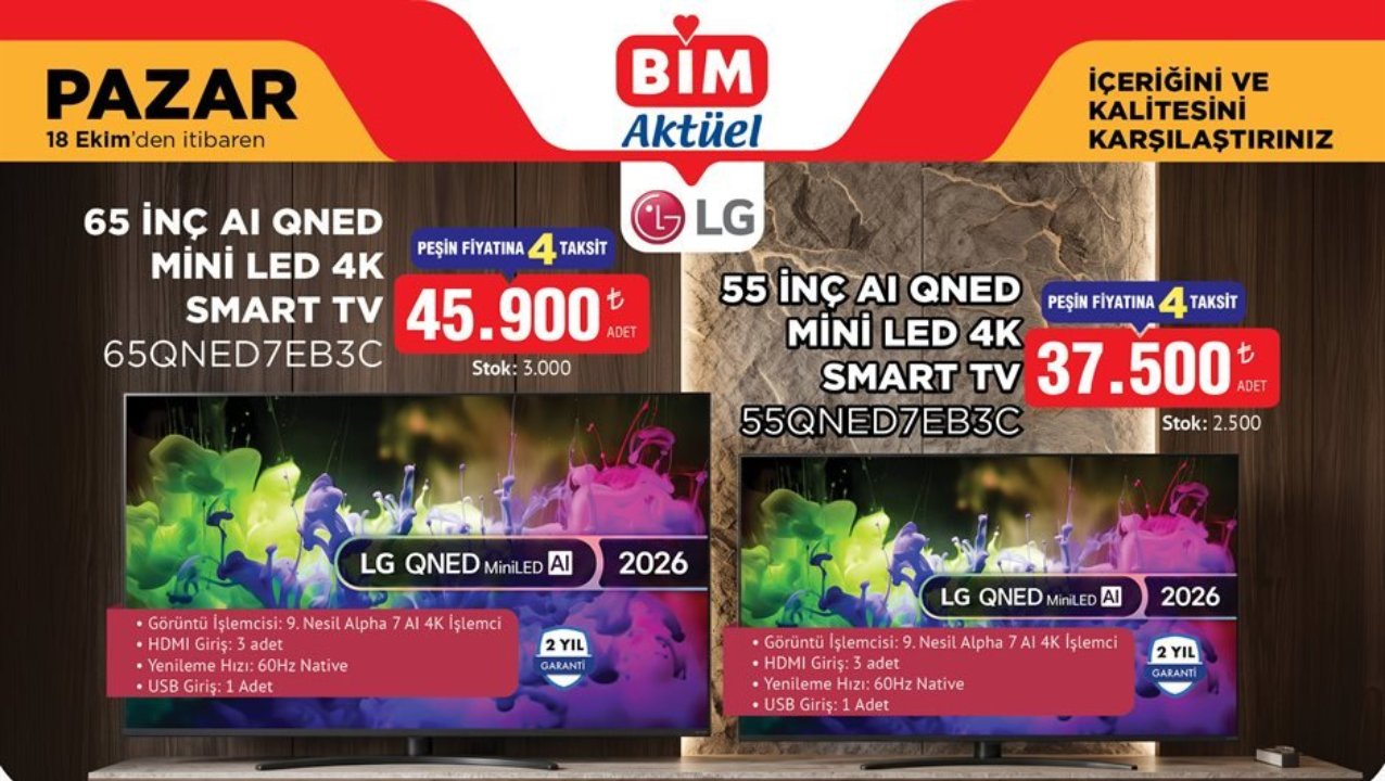 Yeni BİM aktüel ürünler kataloğu satışa çıkıyor! 18 Ekim BİMe neler geliyor?