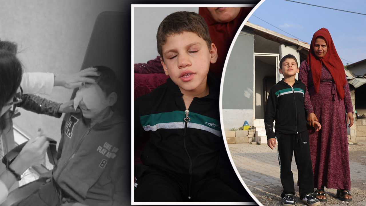 8 yıl dünyayı bulanık gördü, şimdi bir umudu var! Küçük Ömer ameliyat oldu: En çok annemi görmek istiyorum