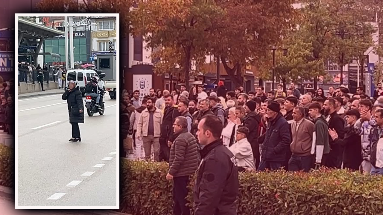 Boynuna bıçak dayadı, 1 saatte ikna oldu