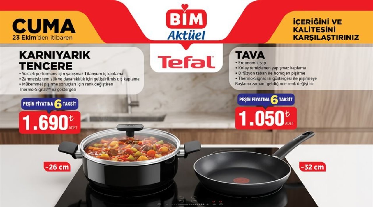 BİM aktüel 20-21-23 Ekim kataloğu güncellendi! BİMde bu hafta neler var?