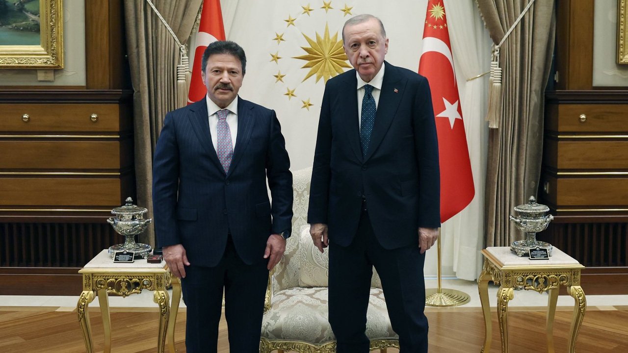 Cumhurbaşkanı Erdoğan, TESK Başkanı Yiğiner'i kabul etti