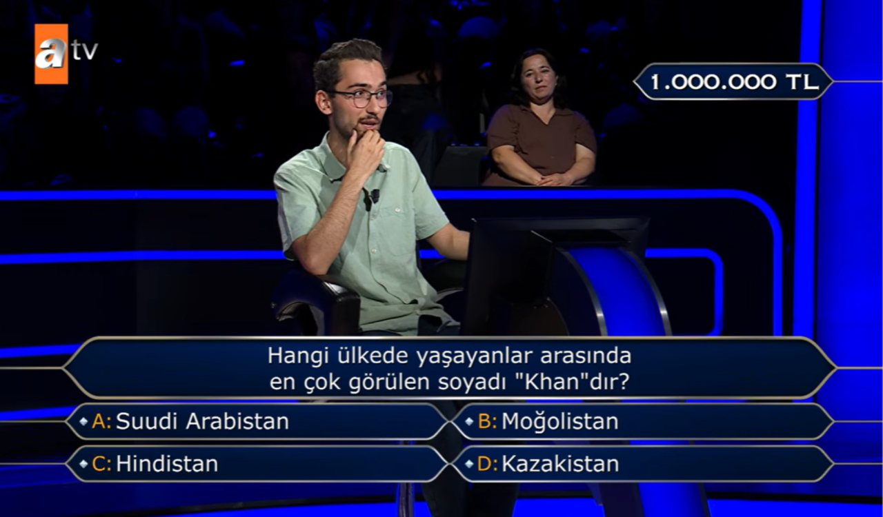 Kim Milyoner Olmak İster'e damga vurdu! YKS Türkiye ikincisi Semih Danacıoğlu, 1 milyonluk soruyu açtırdı