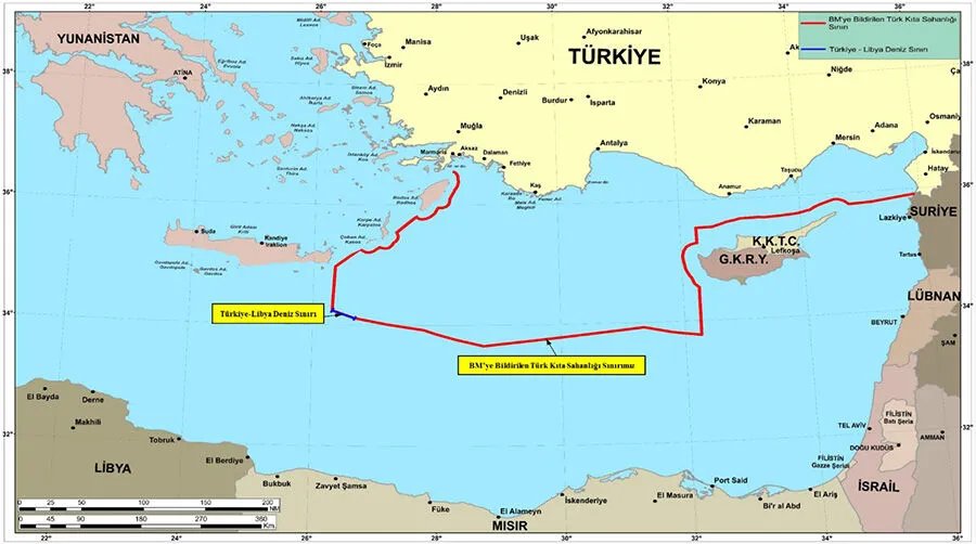 Tatbikat bahanesiyle “kırmızı çizgi”yi zorluyorlar: Atina ve Lefkoşa’ya Mavi Vatan uyarısı