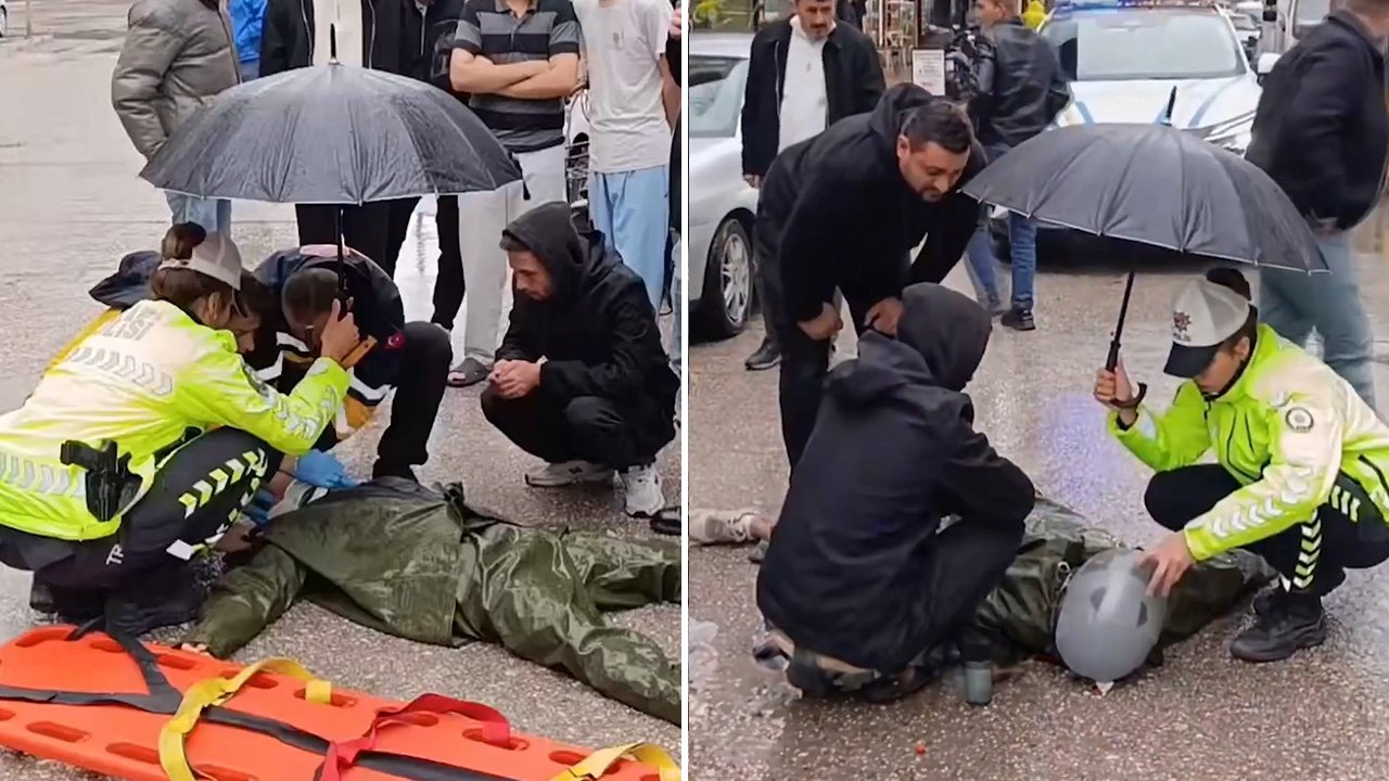 Türk polisinden yürek ısıtan hareket! Bakan Çiftçi kayıtsız kalmadı