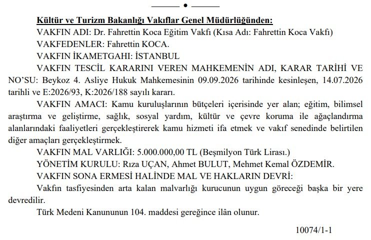 Eski bakan Fahrettin Koca'dan dikkat çeken hamle! Resmi Gazete'de ilan edildi