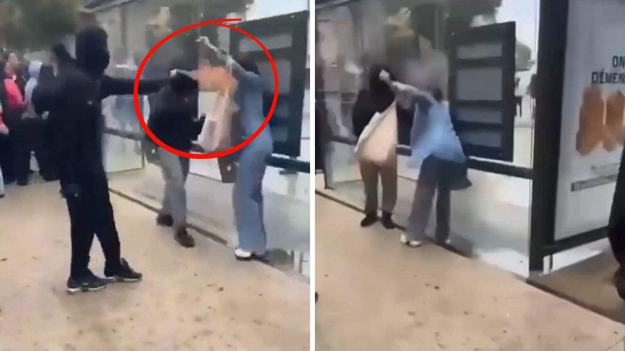 Fransa’daki protesto çığırından çıktı! Sprey kutusuyla püskürttüğü ateş kadının yüzünü böyle yaktı 