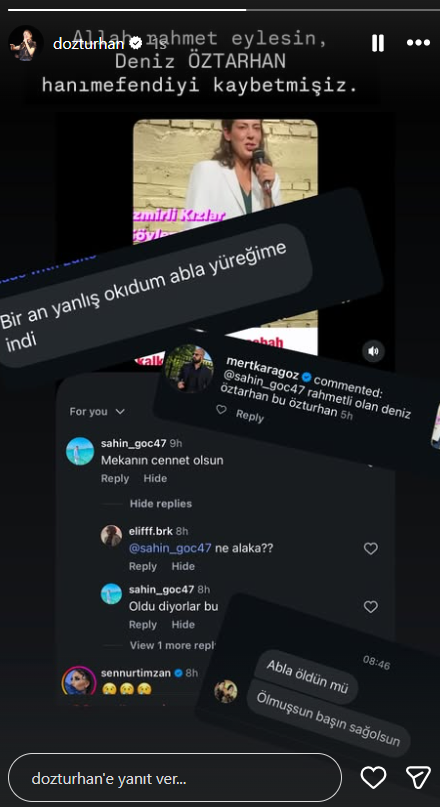 İsim karışıklığına açıklama geldi! Deniz Özturhan kimdir, öldü mü?