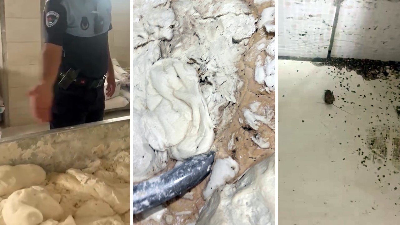 Fırında mide bulandıran görüntüler! Bir yanda böcekler diğer yanda izmaritler...