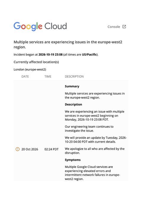 Google'ın bulut altyapısında büyük arıza! Bankacılık uygulamaları ve internet siteleri etkilendi