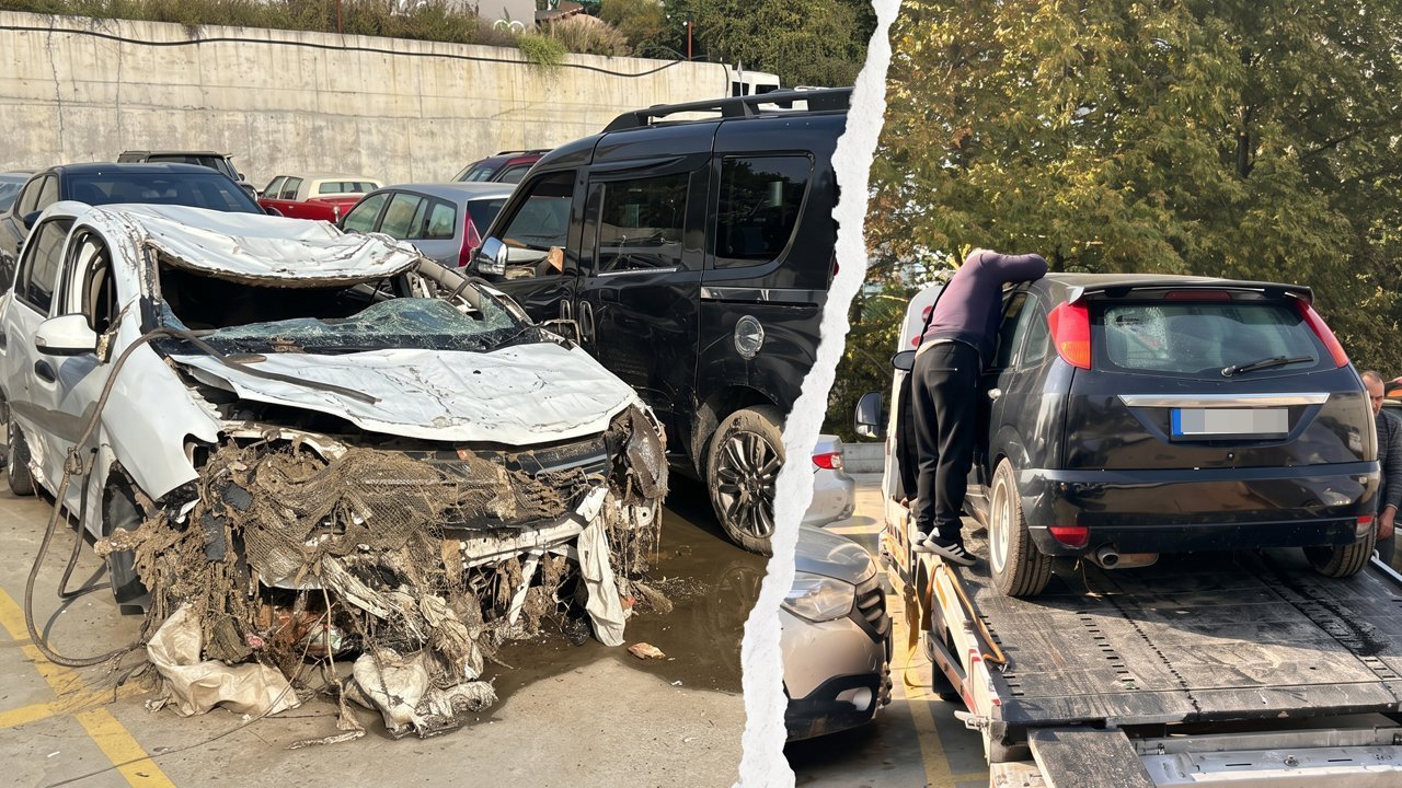 Sel hasarlı araçlar sanayide! Zarar büyük: Perte çıkartacağız