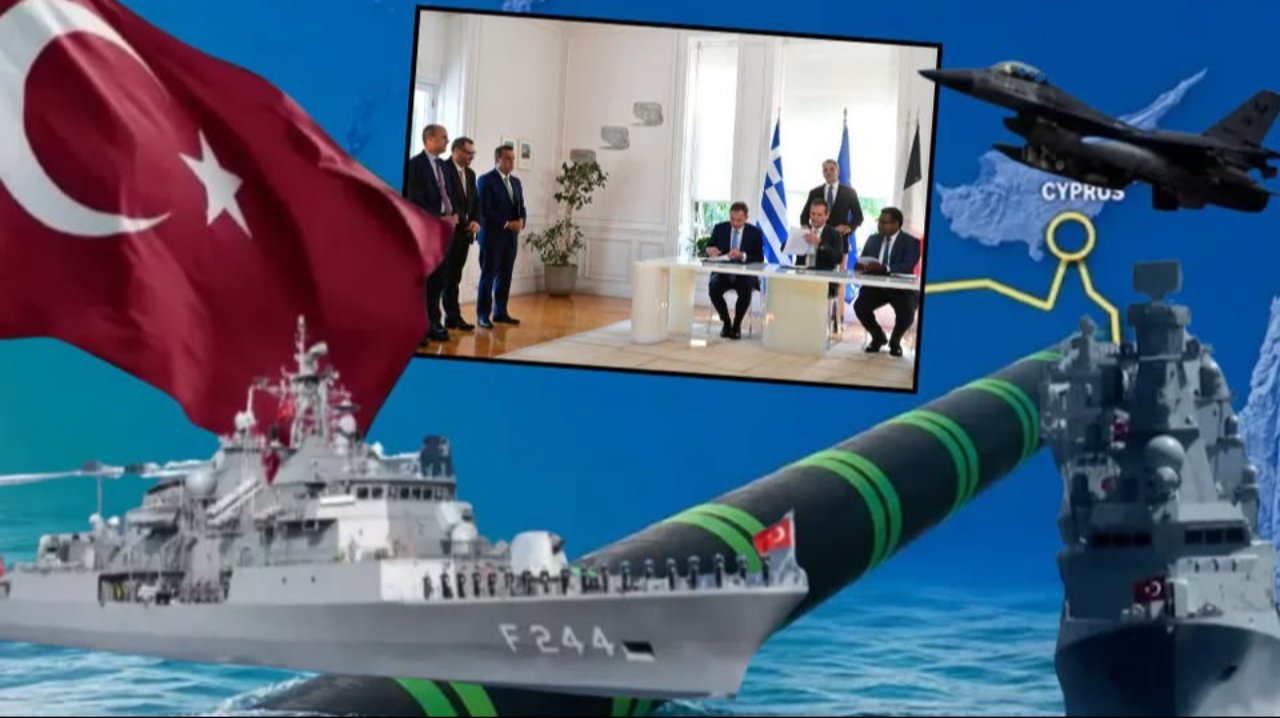 Mavi Vatan’da Türk Kalkanı Yunanistan'ın son hamlesini de yıktı! Yunan Bakan canlı yayında zor anlar yaşadı
