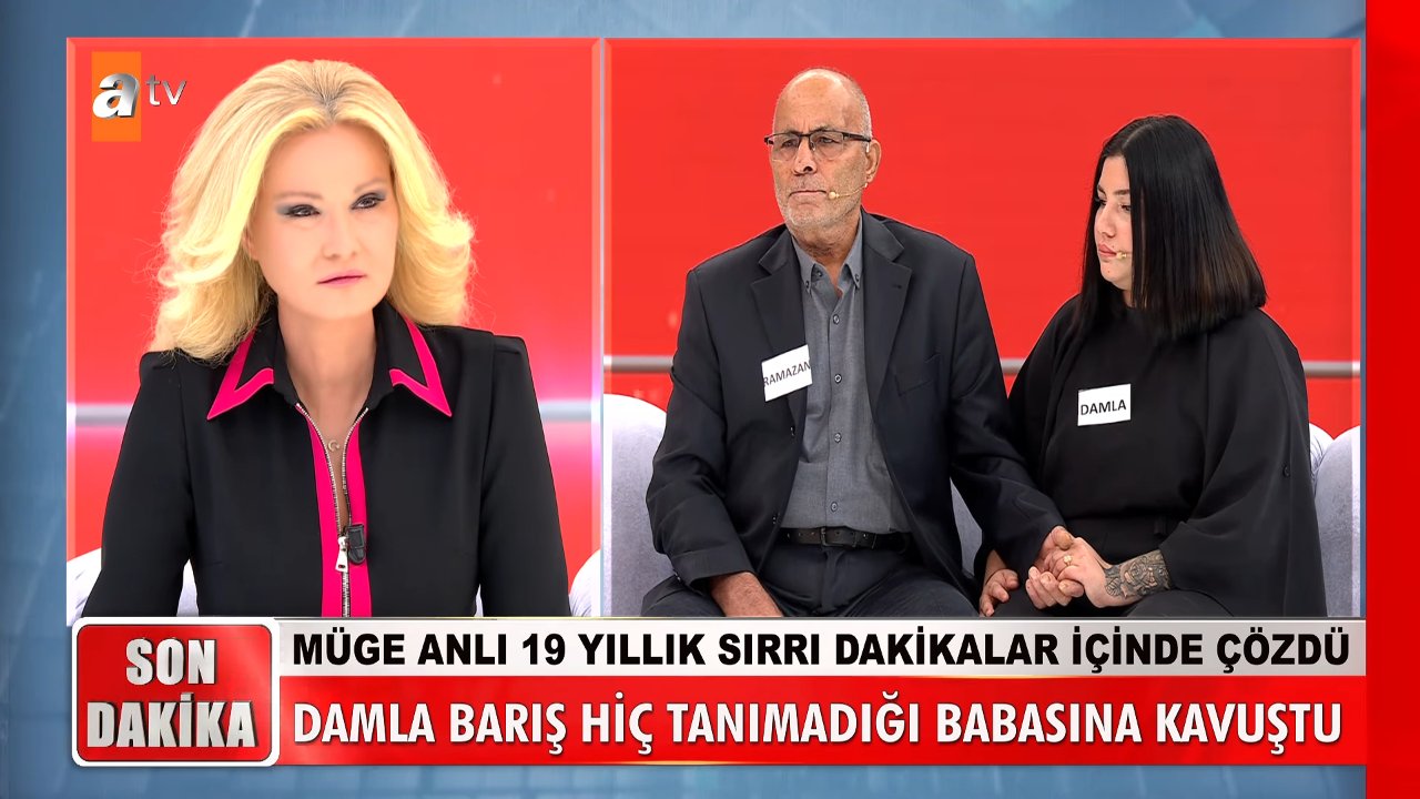 Müge Anlı’daki Damla Barış’ın hayatını değiştiren sır! 19 yıl sonra babasıyla yayında buluştu