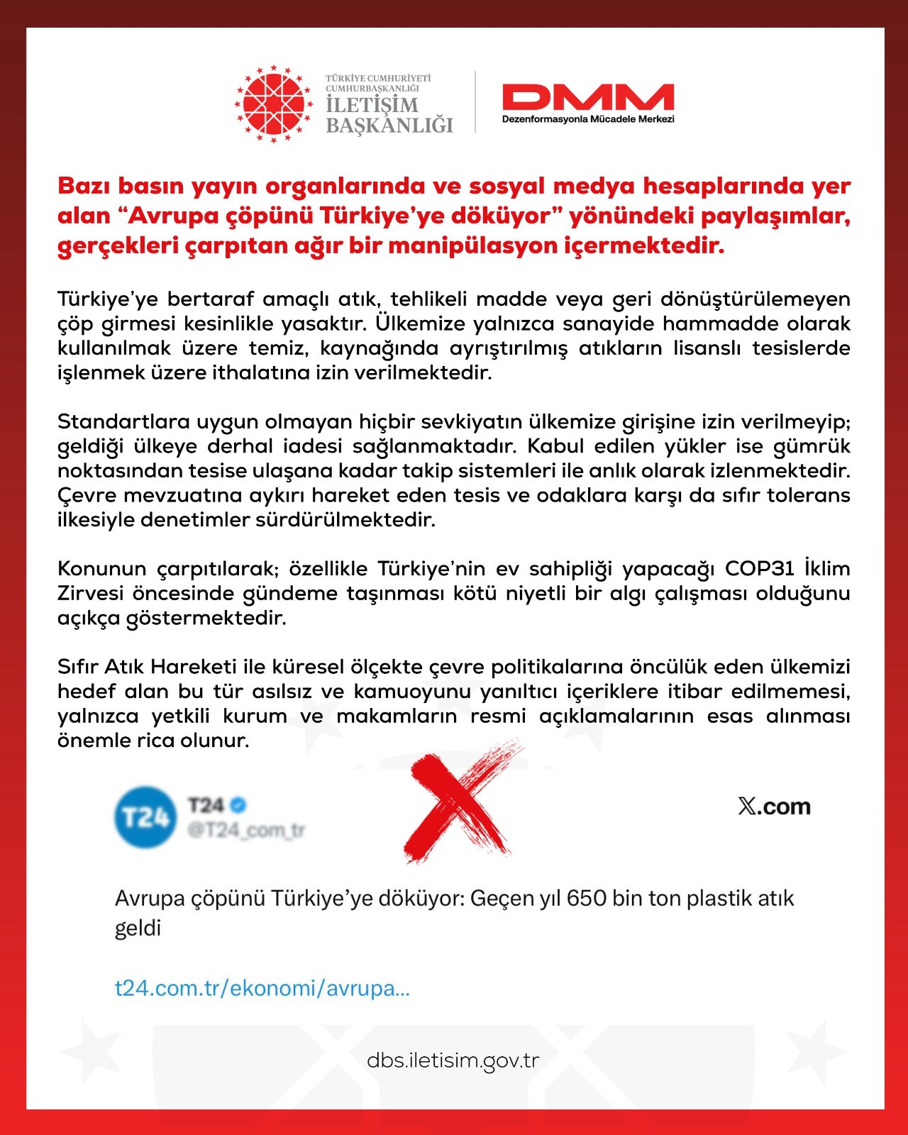 Türkiye'ye Avrupa'dan çöp mü geliyor? DMM'den o iddiaya yalanlama