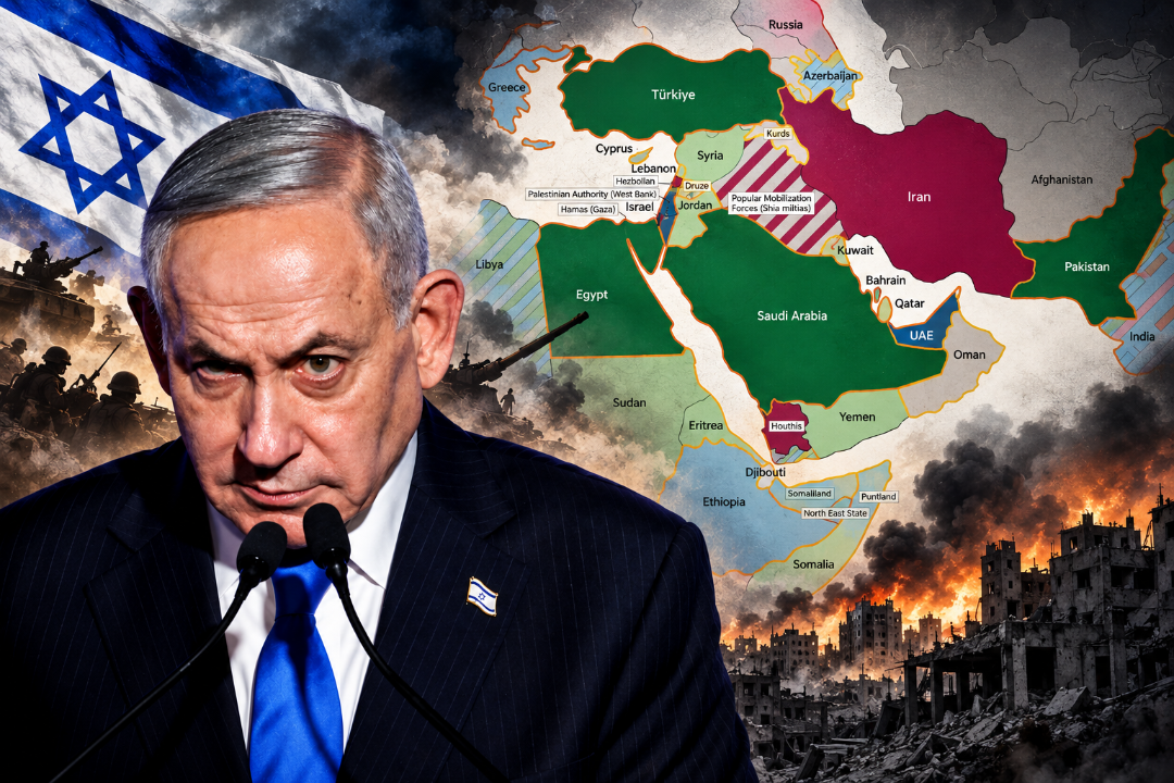 Uzmanlar, Netanyahu’nun yayımladığı haritayı değerlendirdi: Katilin korkusu Mekke İttifakı