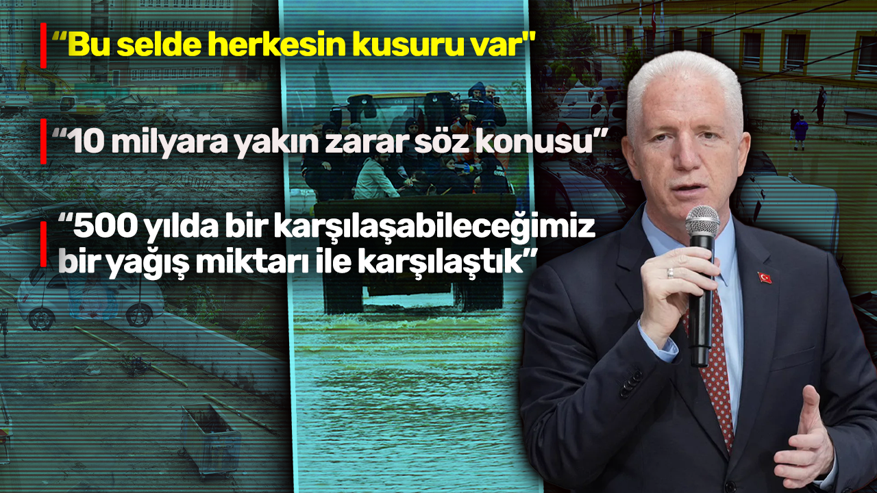 Vali Gül’den felaket sonrası kritik mesaj: Herkesin kusuru var