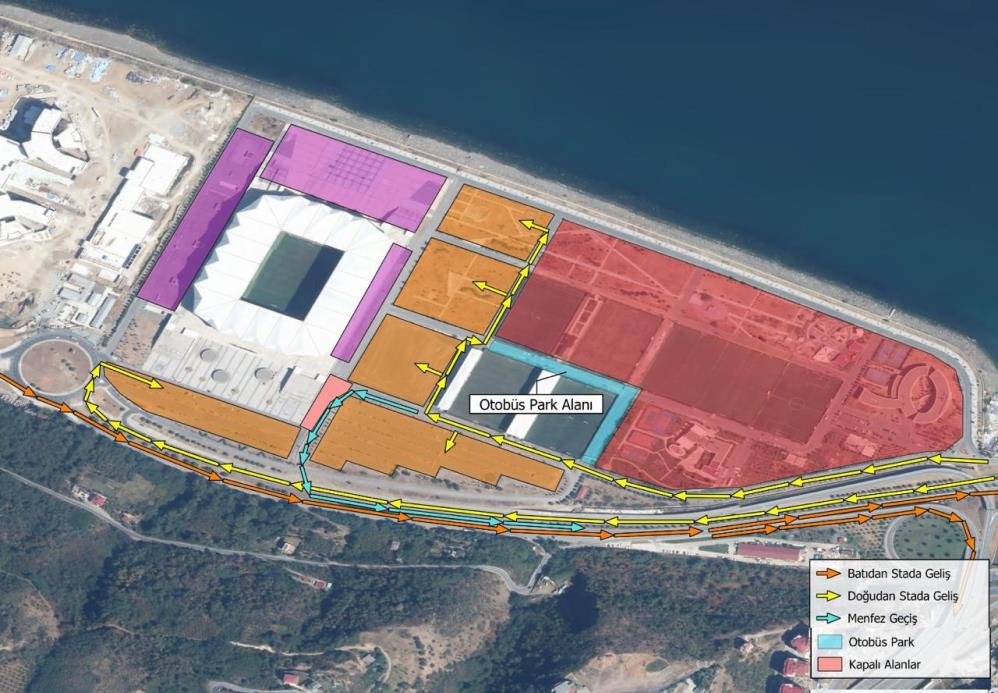 Akyazı'da maç sonu trafik hızlandı: Araç tahliye süresi 105 dakika düştü