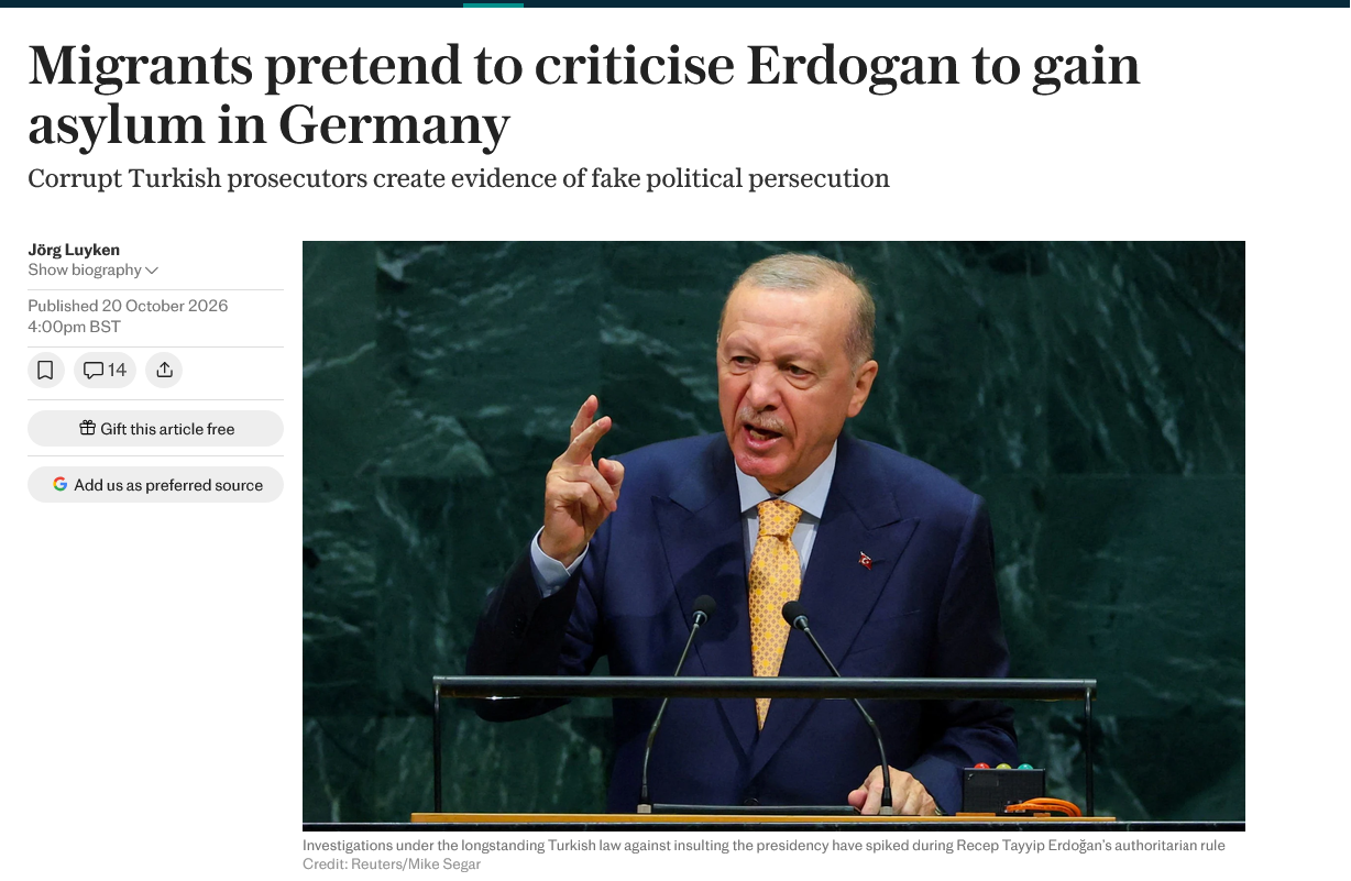 Almanyada Türkiye üzerinden kirli iltica oyunu ifşa oldu!