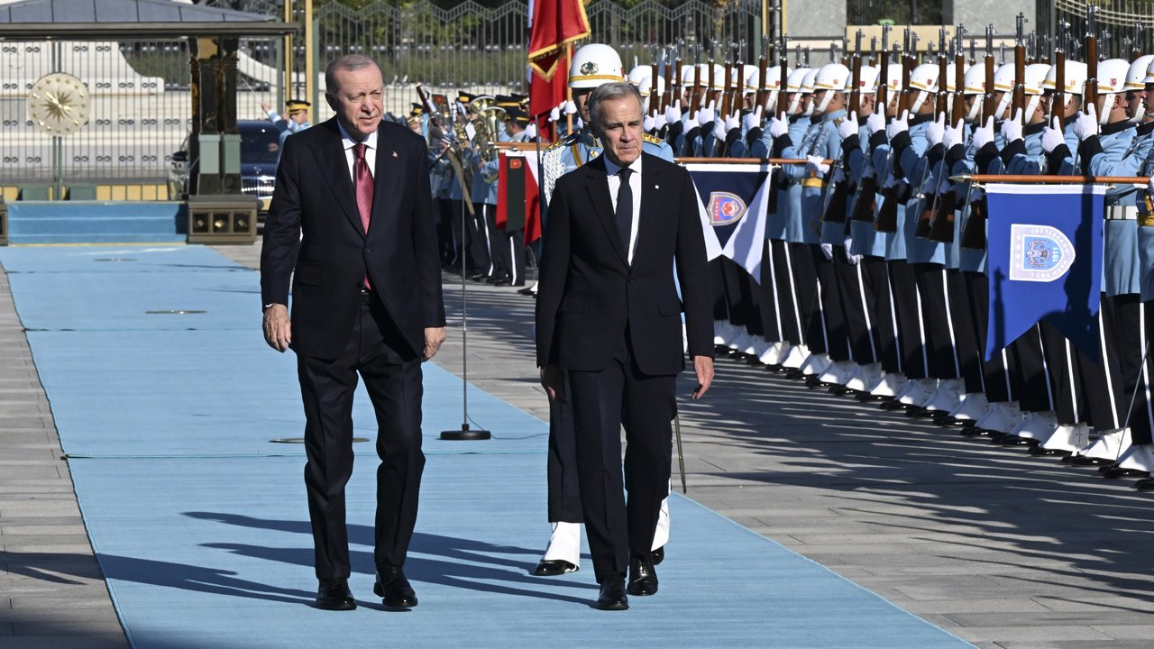 Kanada Başbakanı Mark Carney Ankara'da! Cumhurbaşkanı Erdoğan, resmi törenle karşıladı