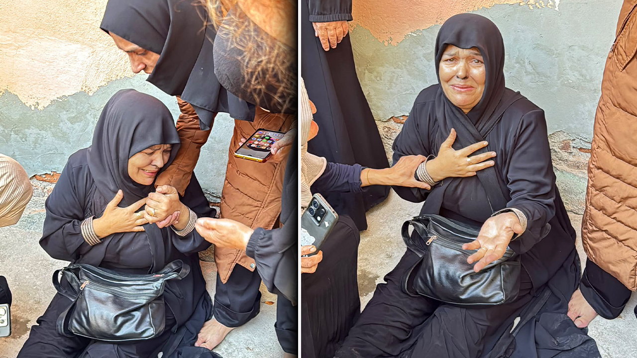 Kocaeli’de korku dolu anlar! Kaldırıma oturdu, gözyaşlarına boğuldu, alevlerin ortasından kendisini sokağa zor attı