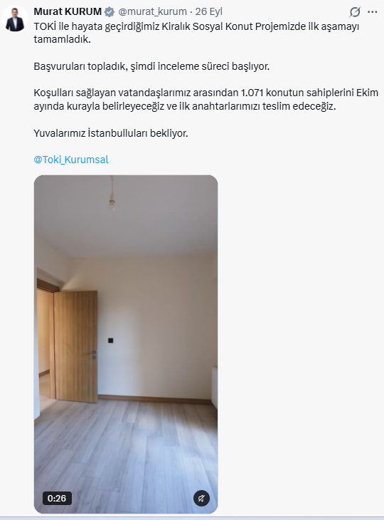 TOKİ kiralık konut kuralarında son durum! Kiralık sosyal konut kura çekimi ne zaman?