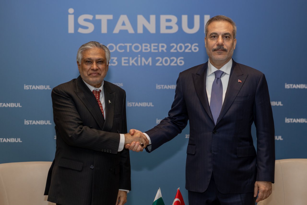 Dışişleri Bakanı Fidan, Pakistan Dışişleri Bakanı Dar ile görüştü.