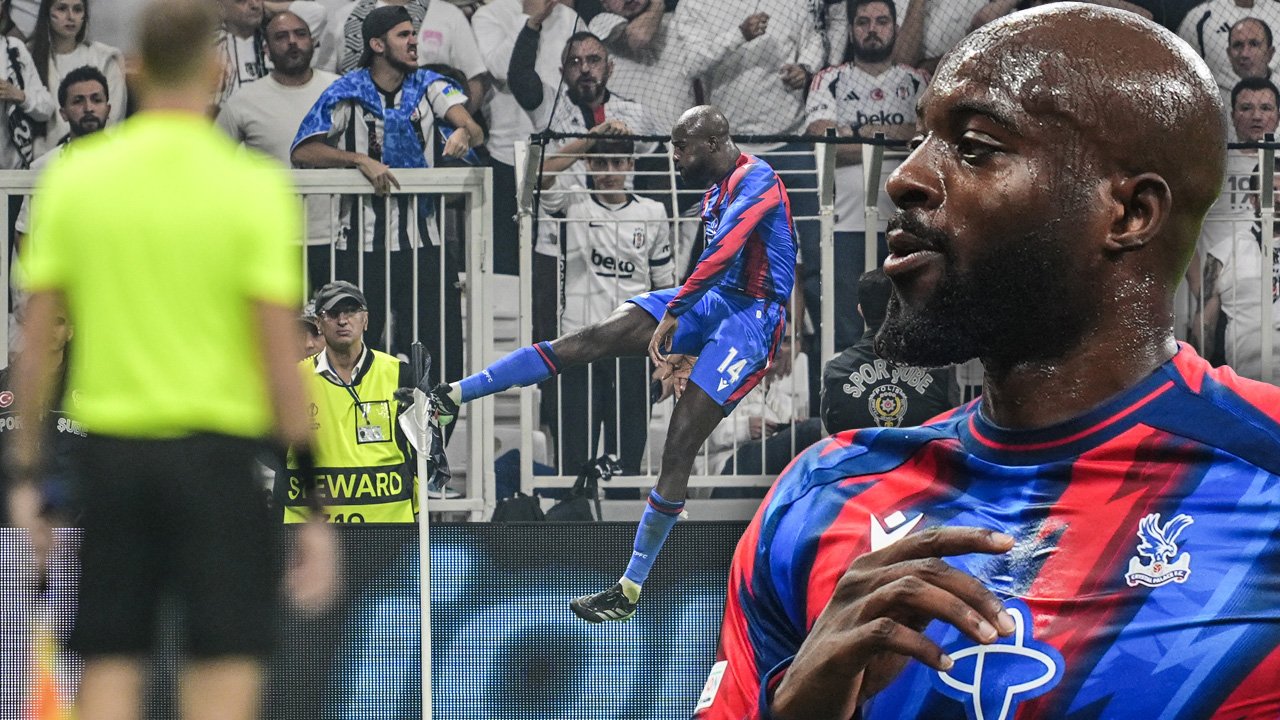 Beşiktaş bayrağına tekme attı: Crystal Palace'ın golcüsüne büyük tepki