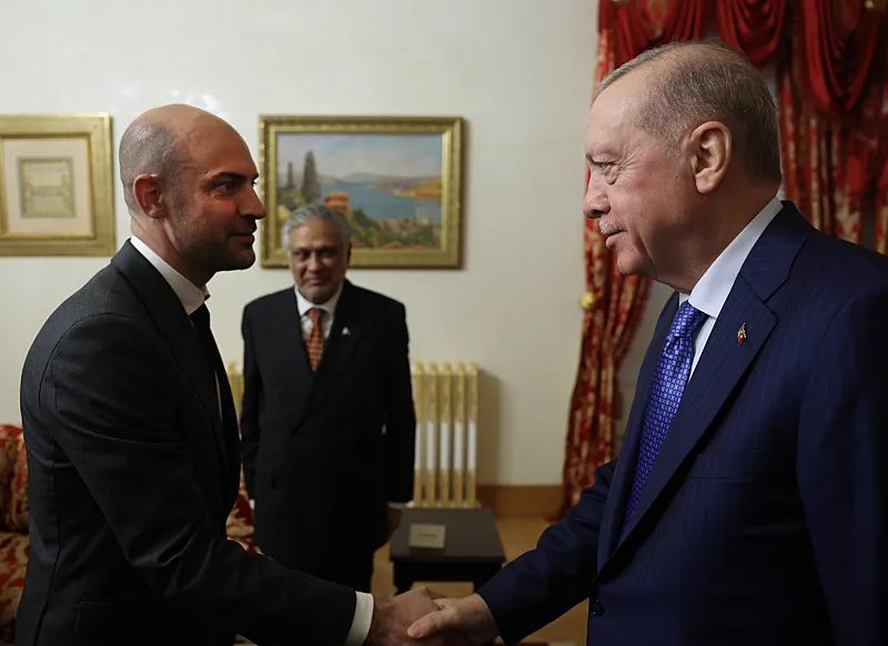İstanbul'da kritik görüşme! Cumhurbaşkanı Erdoğan, dışişleri bakanlarını kabul etti
