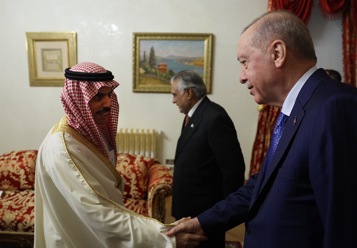 İstanbul'da kritik görüşme! Cumhurbaşkanı Erdoğan, dışişleri bakanlarını kabul etti